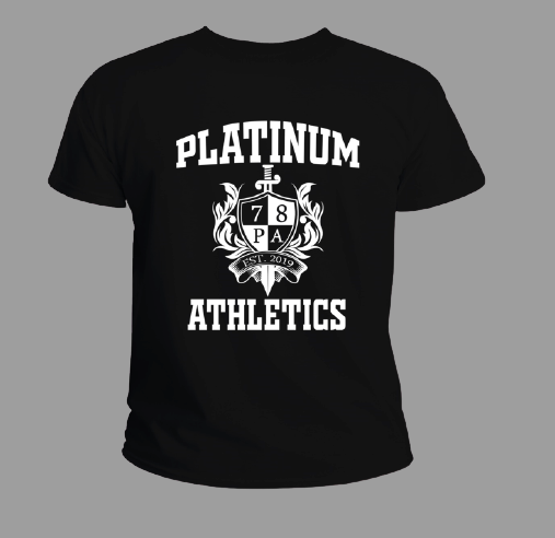 Black Platinum T-Shirt With Sophomore Logo