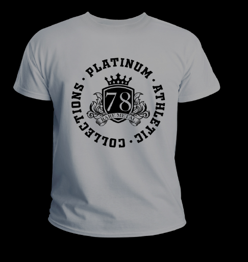 Grey Platinum T-Shirt With Freshman Logo