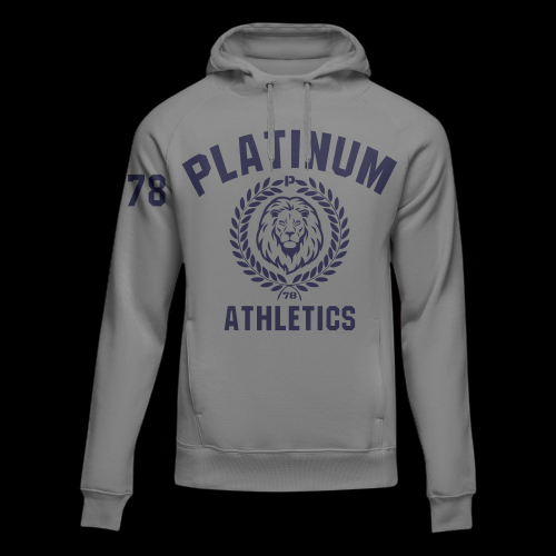 Grey Platinum Hoodie With Lion Head - P78 Series