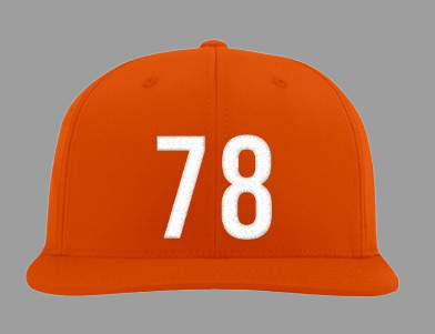 Orange Platinum Athletic 78 Hat