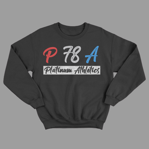 Black Platinum Sweatshirt With P-78 Mark