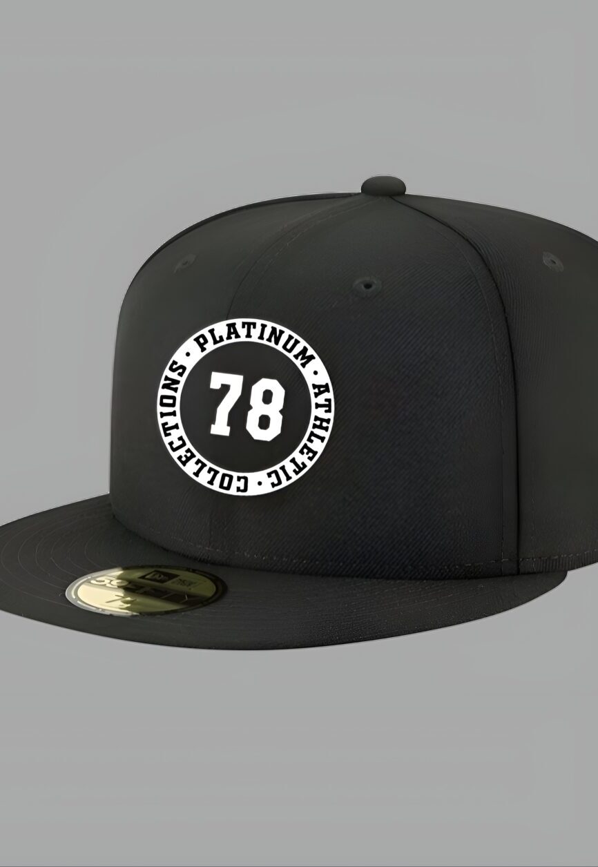 Black Platinum Athletic Hat With Academy Logo