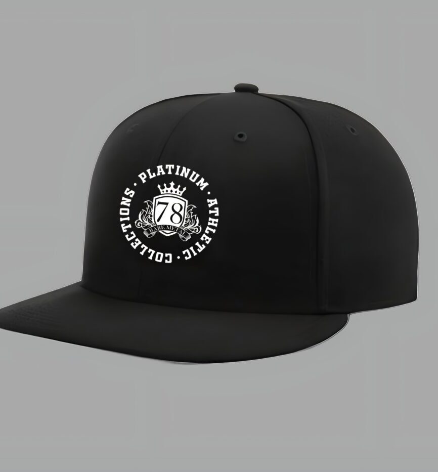 Black Platinum Athletic College Hat
