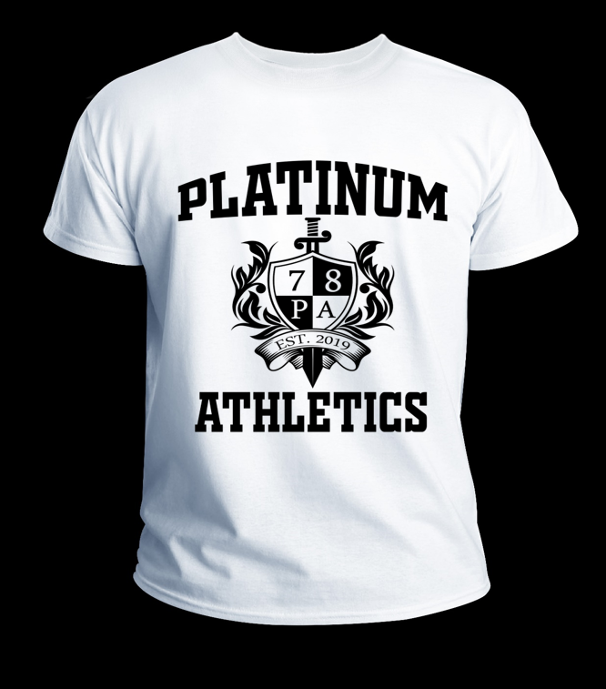 White Platinum T-Shirt With Sophomore Logo