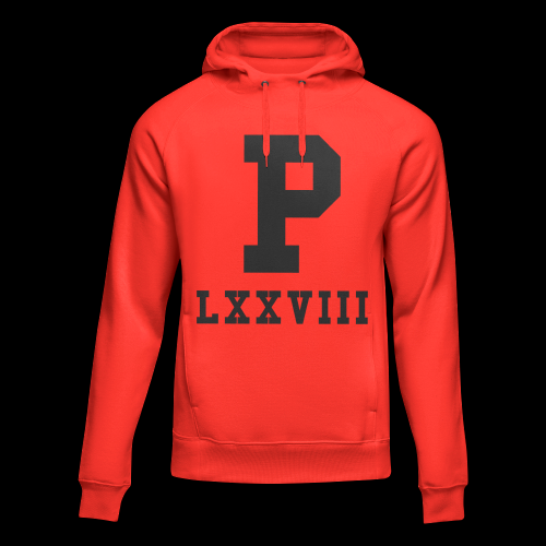 Red Platinum Hoodie With P-Lxxviii Mark