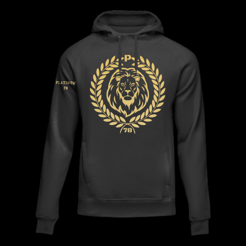 Black Platinum Hoodie With Lion Head P78